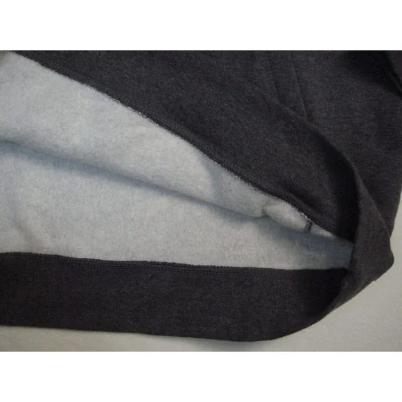 Reebok Men's Rope Climb Long Sleeve Pullover Hoody Charcoal Heather Size L - Picture 4 of 8